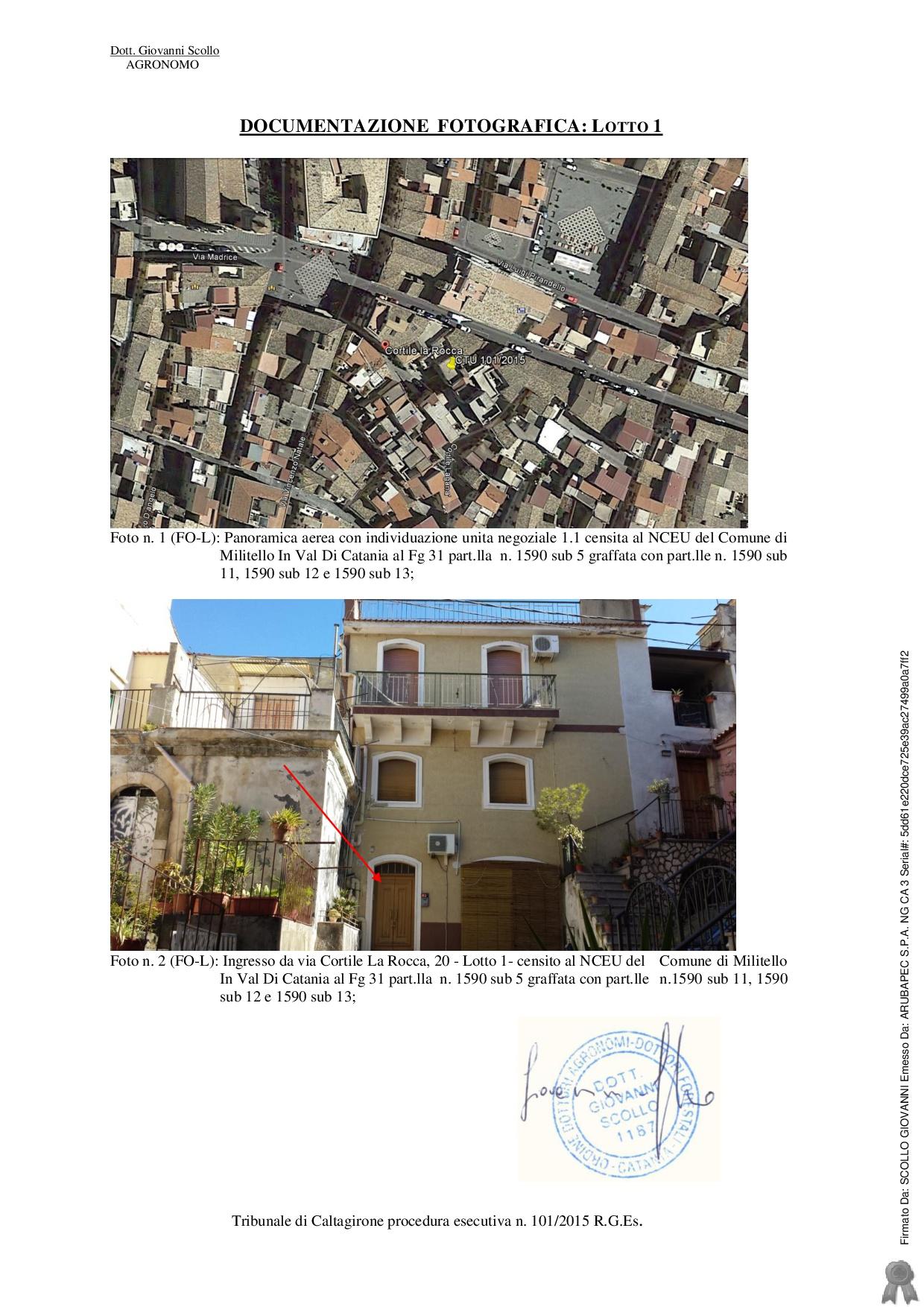 immobile appartamento all'asta in via Pietro Carrera 16 - 95043 Militello in Val di Catania (CT) - 1