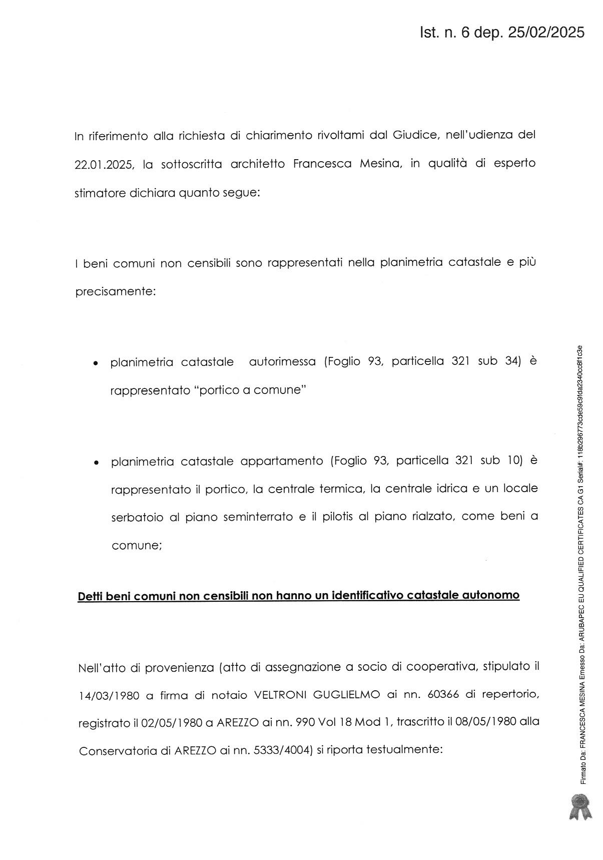 immobile appartamento all'asta in Loc Rigutino Ovest 112/5 - 52100 Arezzo (AR) - 2