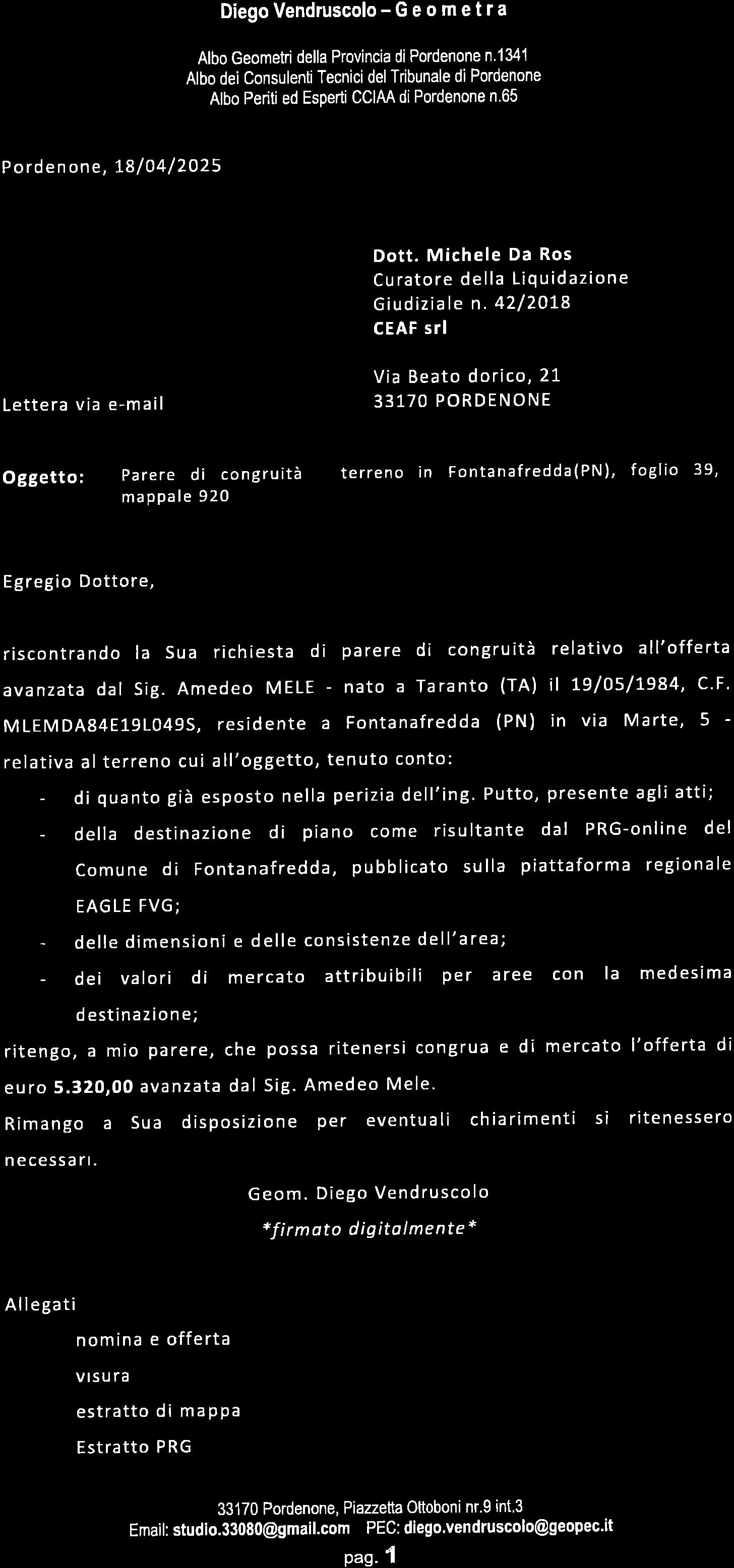 immobile terreno all'asta in Viale Europa Unita, 33074 Fontanafredda PN, Italia Fontanafredda, Pordenone - 2