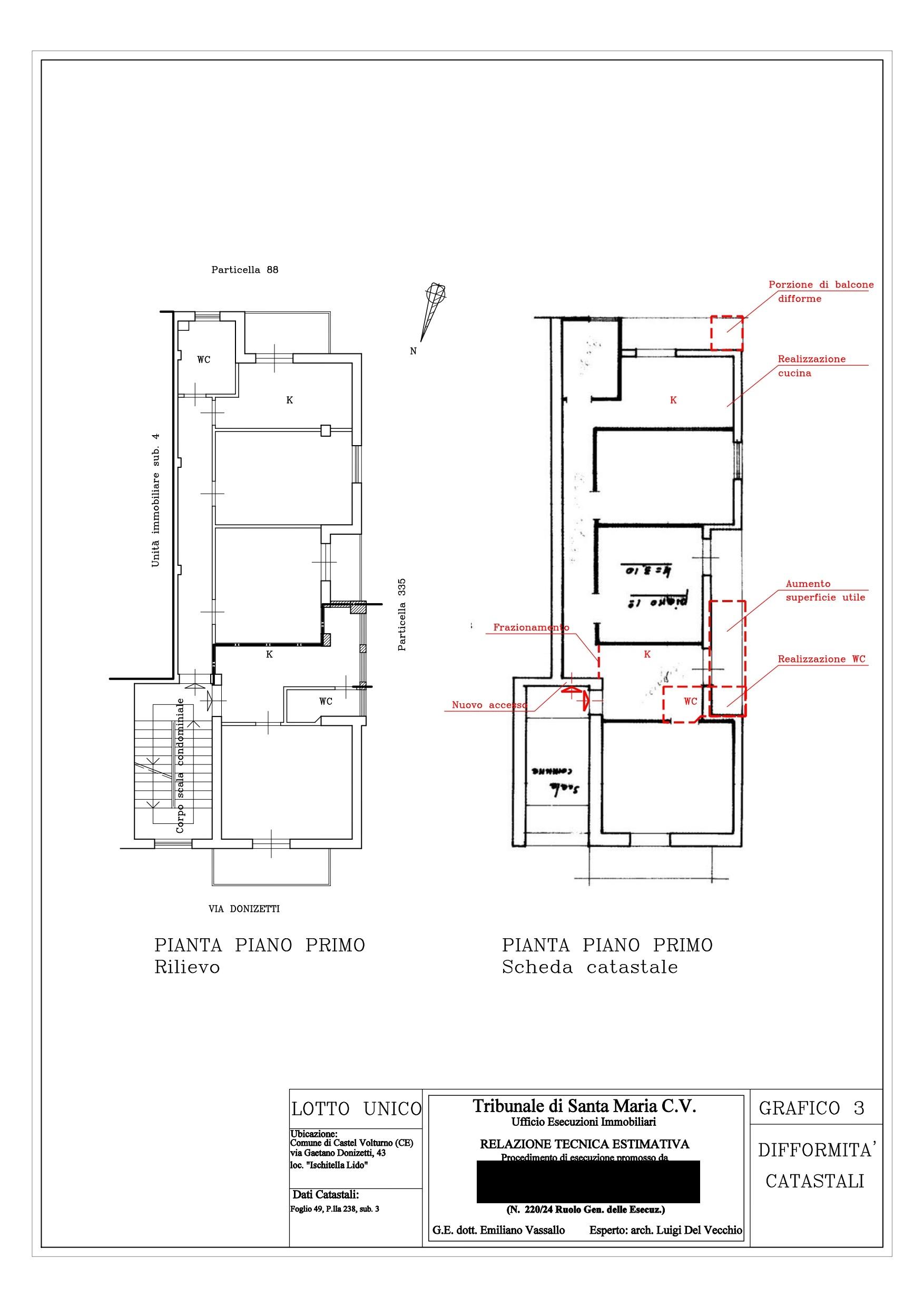immobile appartamento all'asta in Via G Donizetti, 43, 81030 Castel Volturno CE, Italia Castel Volturno, Caserta - 4