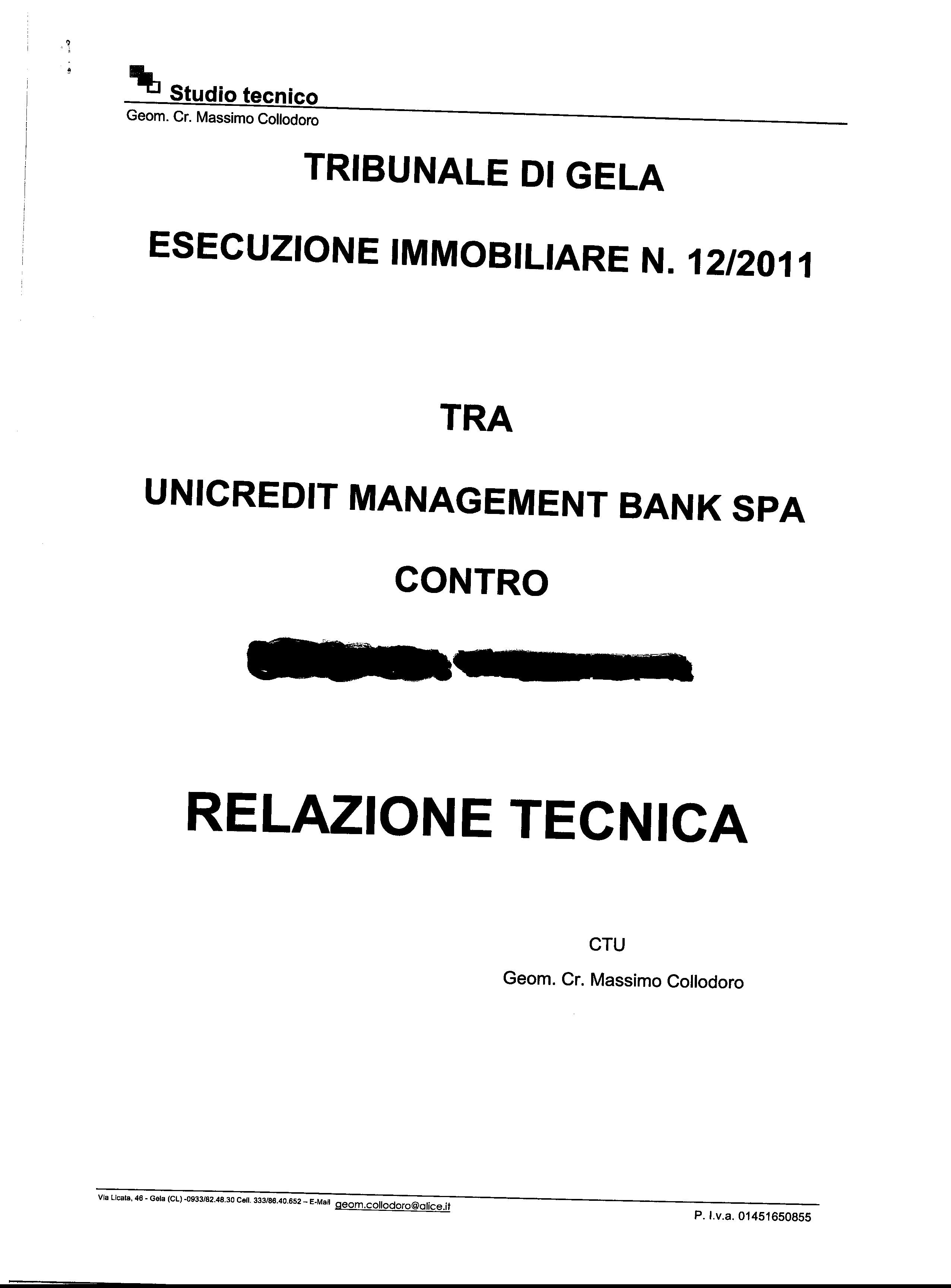 immobile appartamento all'asta in Via Giusti, n 43, terzo piano - 93012 Gela (CL) - 1