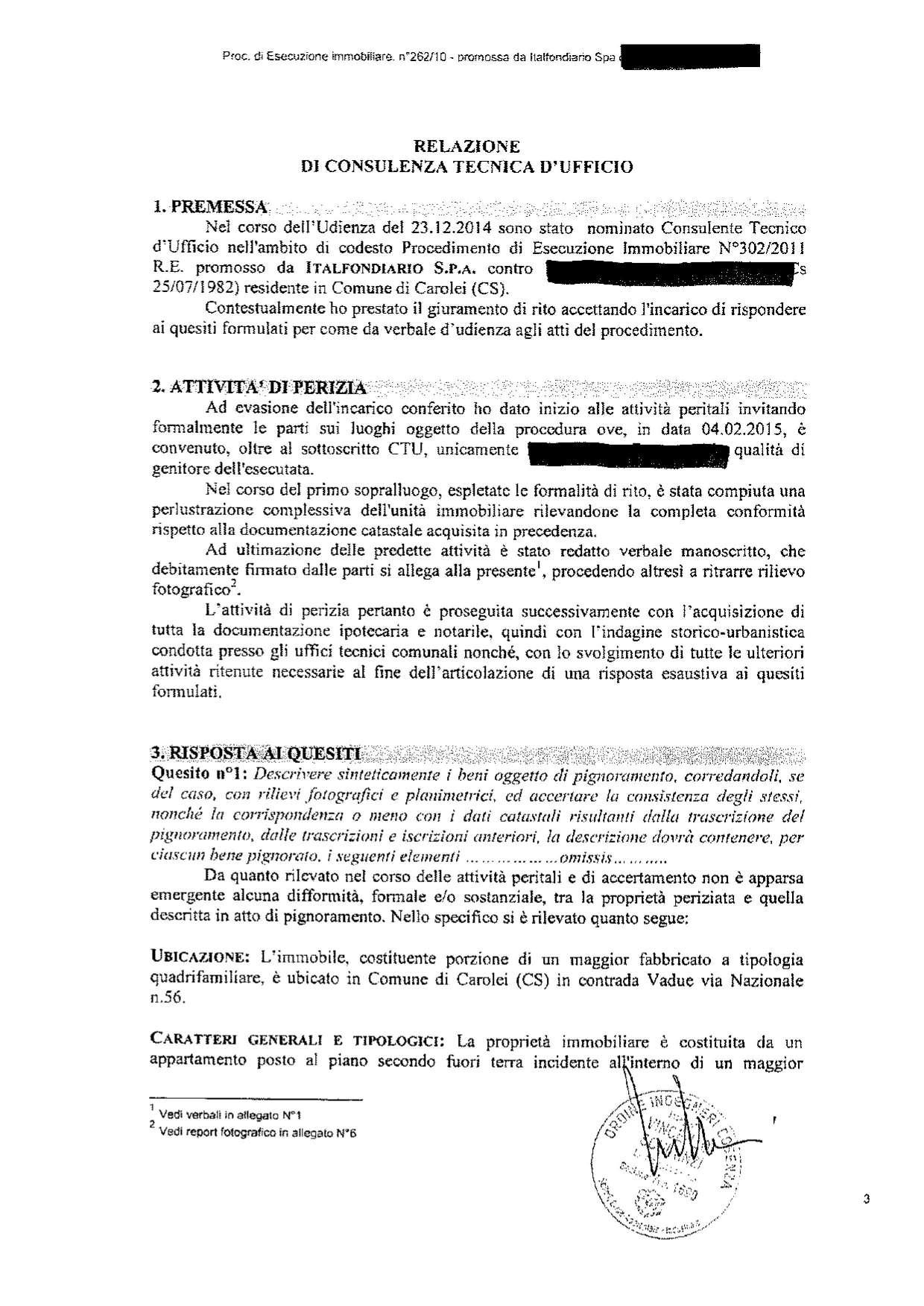 immobile appartamento all'asta in Contrada Vadue, Via Nazionale, 56 - 87030 Carolei (CS) - 3