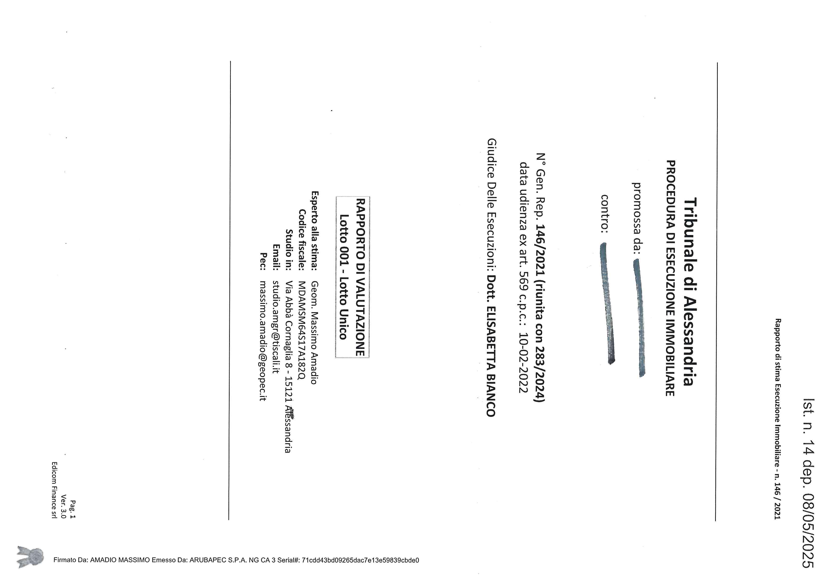 immobile appartamento all'asta in Via De Gasperi, 37, 15121 Alessandria AL, Italia Alessandria, Alessandria - 1