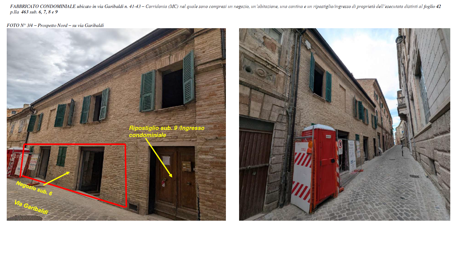 immobile appartamento all'asta in Via Giuseppe Garibaldi, 43, 62014 Corridonia MC, Italia Corridonia, Macerata - 1