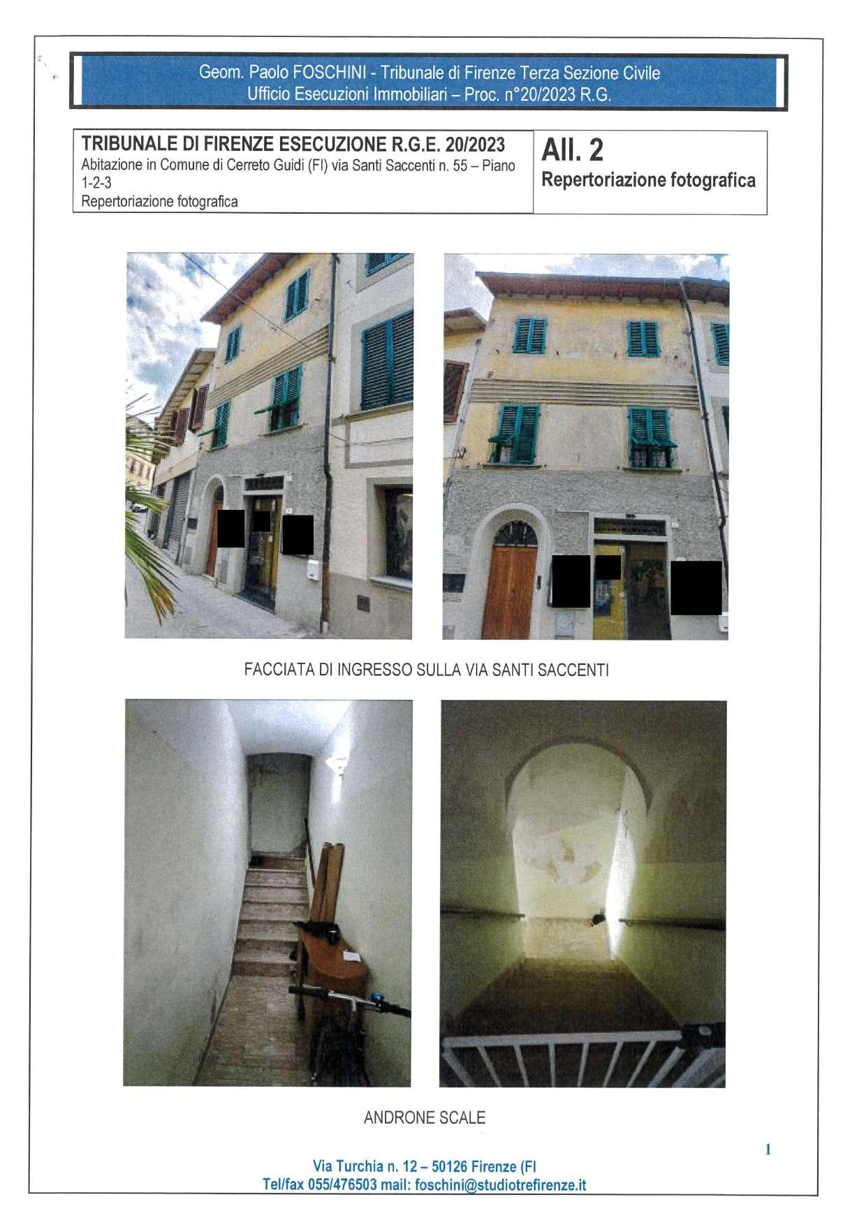 immobile appartamento all'asta in Via Santi Saccenti 55 - 50050 Cerreto Guidi (FI) - 1