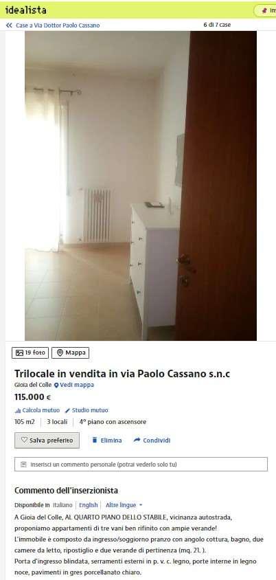 immobile appartamento all'asta in Via Paolo Cassano, 834 - 70023 Gioia del Colle (BA) - 5
