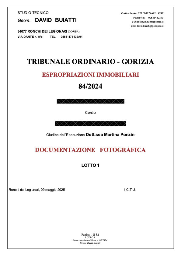 immobile appartamento all'asta in Via delle Monache 11 - 34170 Gorizia (GO) - 1