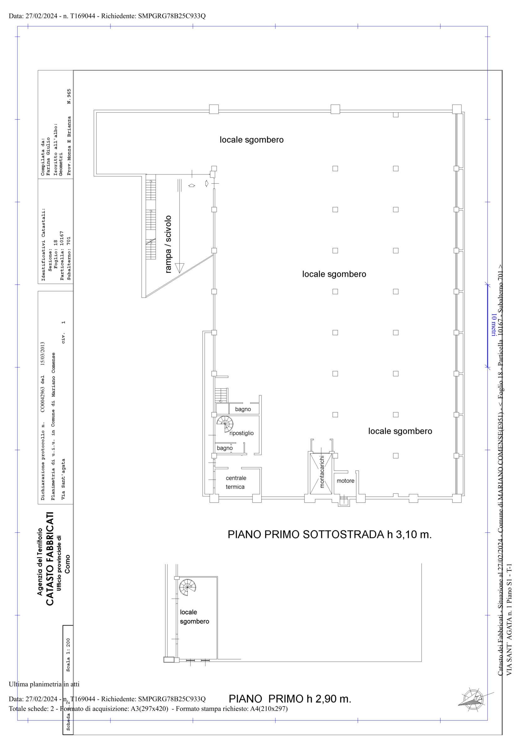 immobile laboratorio all'asta in Via Sant'Agata 1 - 22066 Mariano Comense (CO) - 4