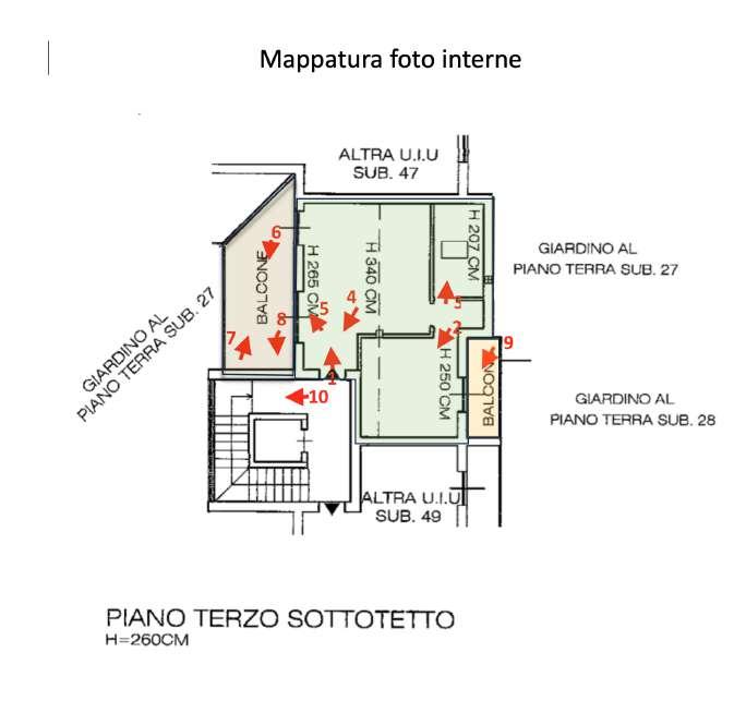 immobile appartamento all'asta in ex Via ai Campi n SC, ora Via Italia, 3 SC - Pozzo d'Adda (MI) - 4