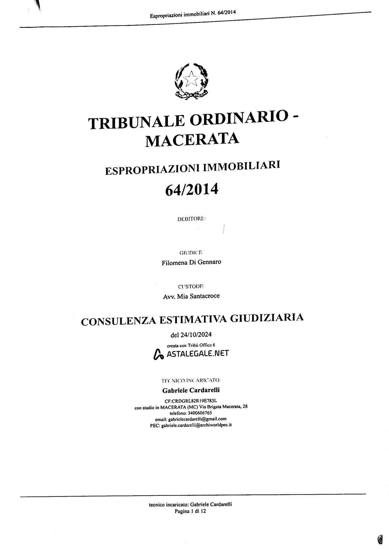 immobile appartamento all'asta in Via Parolito, 62027 San Severino Marche MC, Italia San Severino Marche, Macerata - 1
