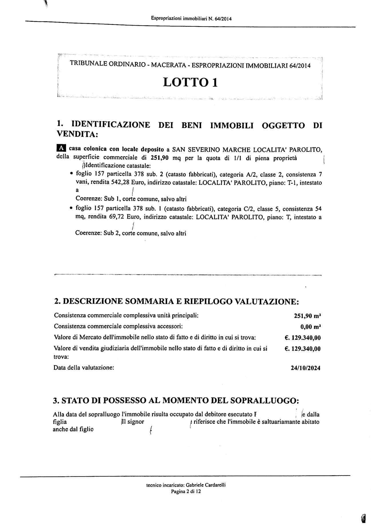 immobile appartamento all'asta in Via Parolito, 62027 San Severino Marche MC, Italia San Severino Marche, Macerata - 2