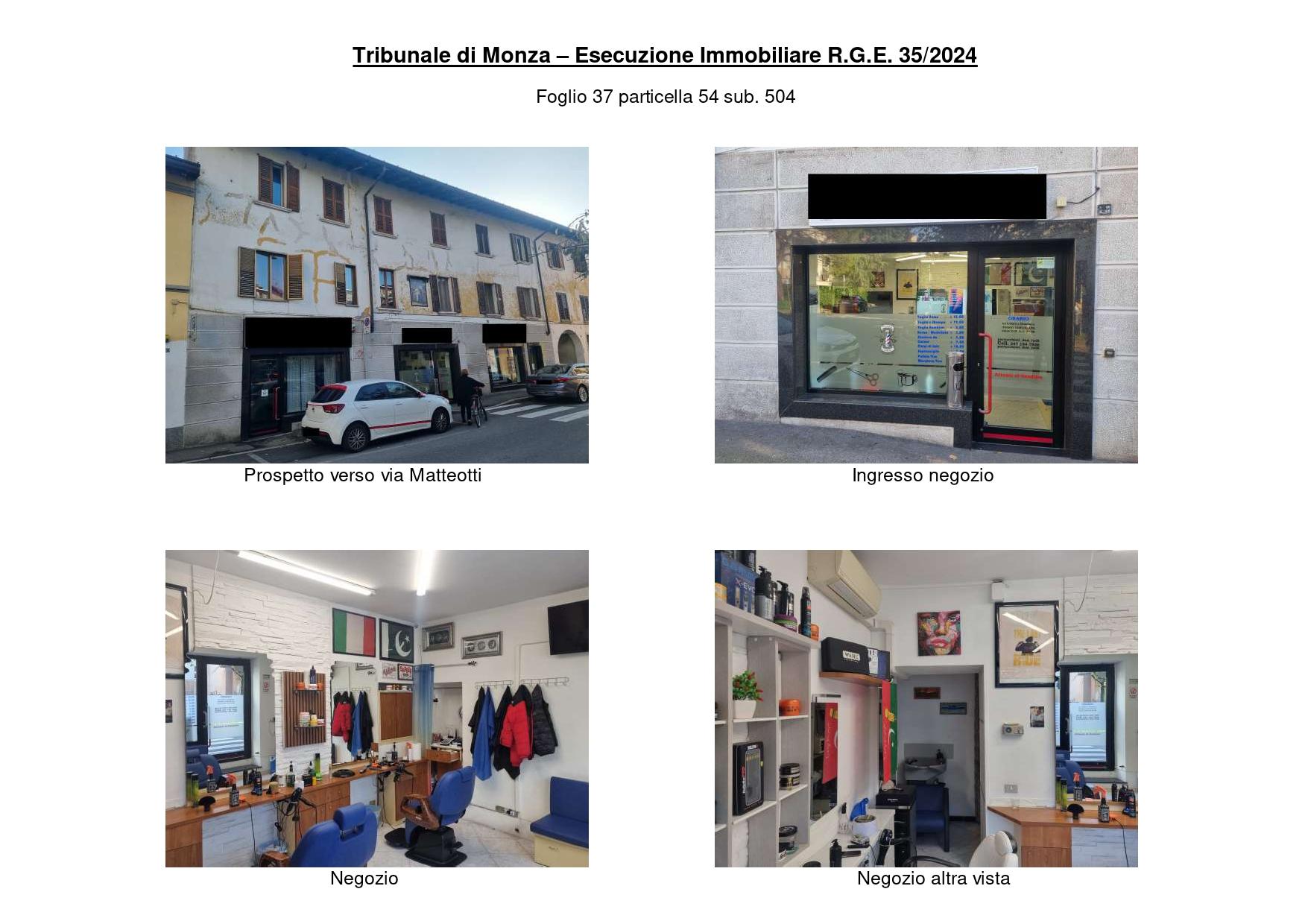 immobile negozio all'asta in Via Giacomo Matteotti, 39, 20832 Desio MB, Italia Desio, Monza e della Brianza - 1
