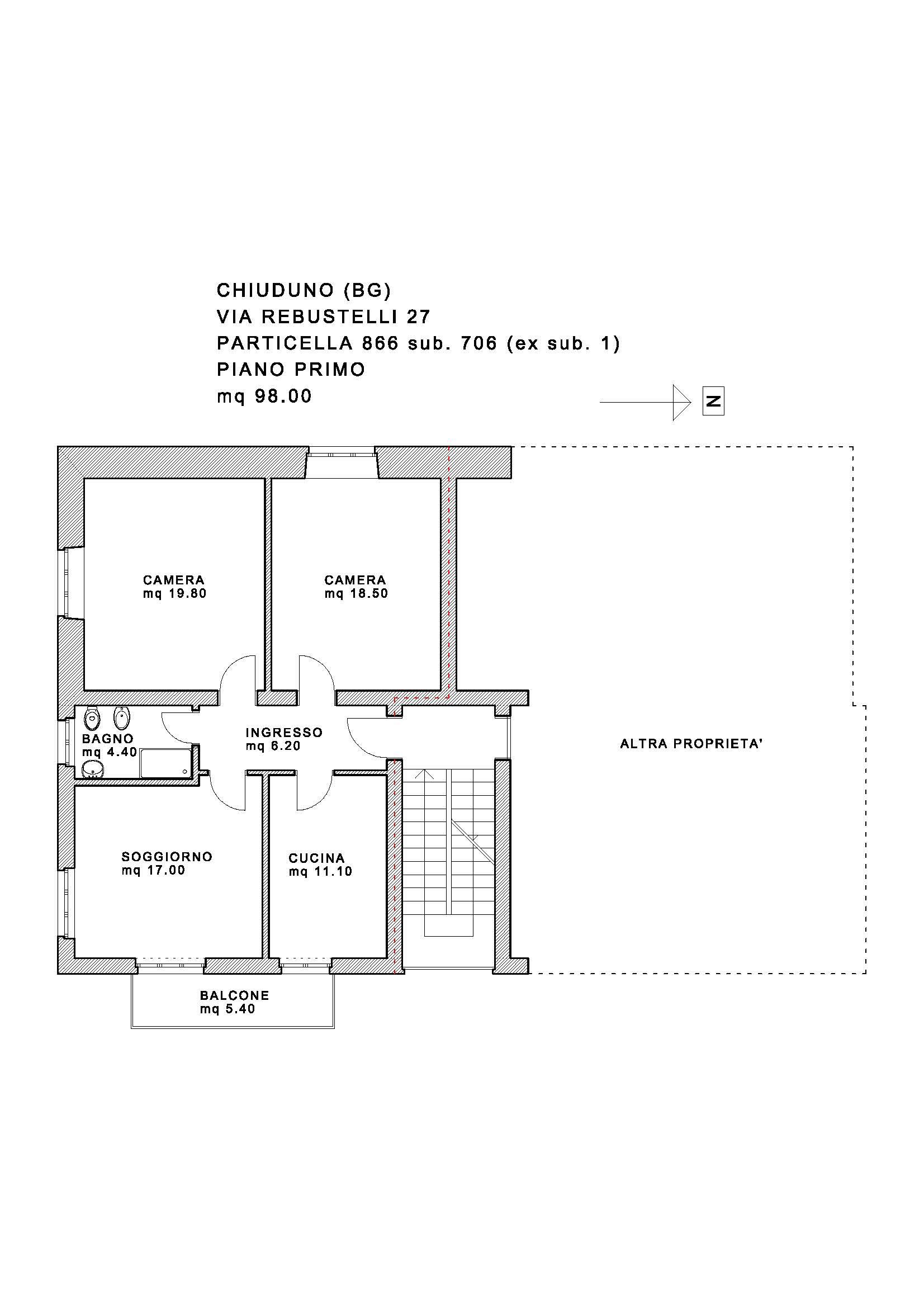 immobile casa singola all'asta in Via Rebustelli, 27, 24060 Chiuduno BG, Italia Chiuduno, Bergamo - 4