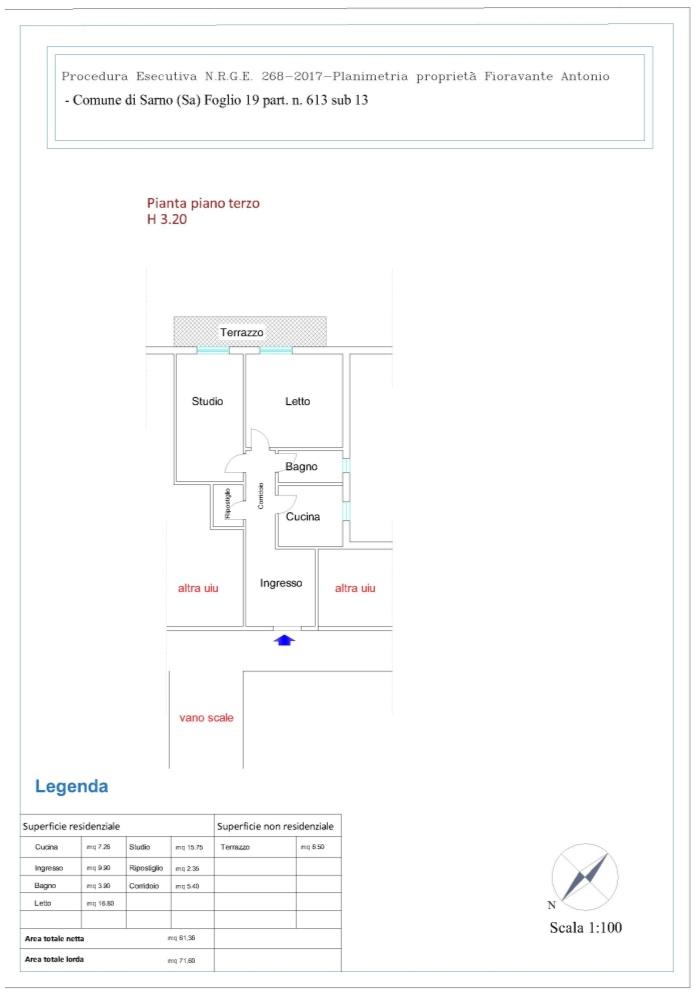 immobile appartamento all'asta in Via Piave, 25, 84087 Sarno SA, Italia Sarno, Salerno - 4