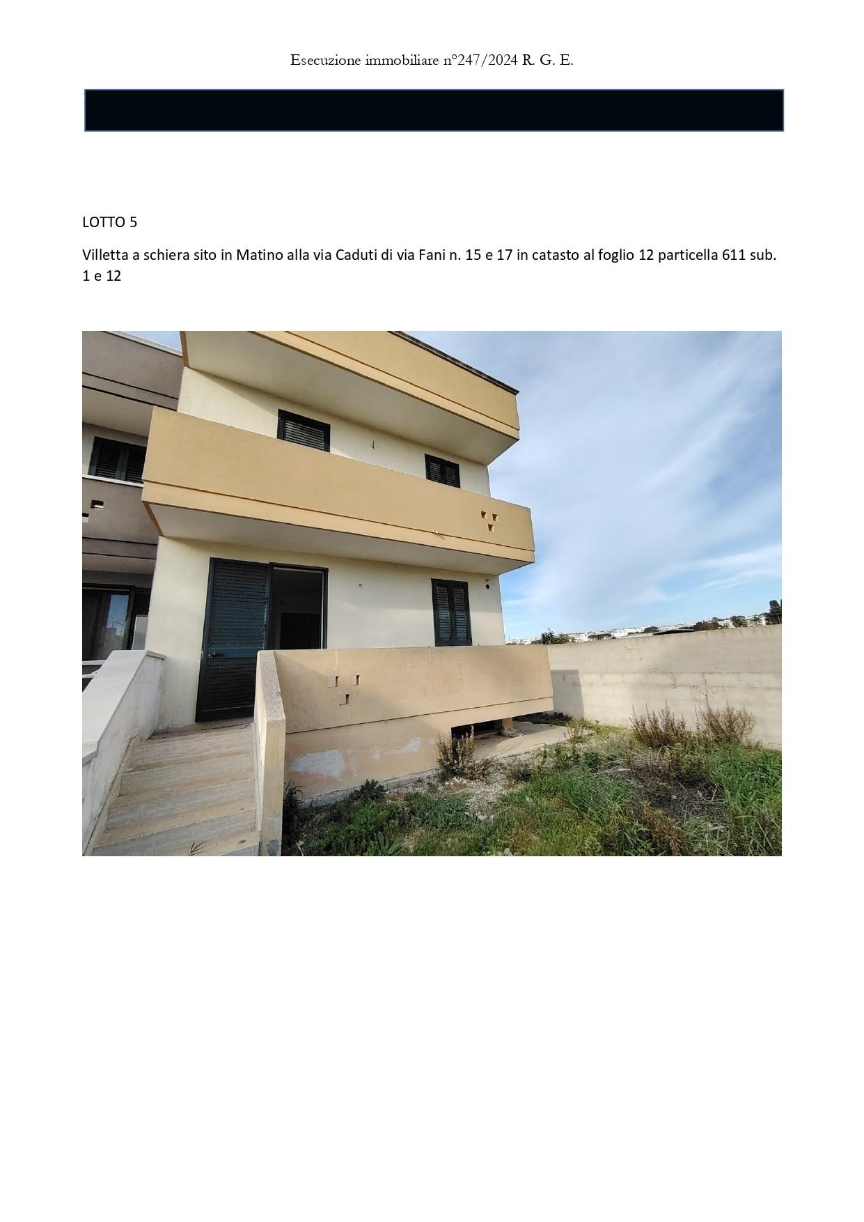 immobile appartamento all'asta in Via Caduti di Via Fani, 15, 73046 Matino LE, Italia Matino, Lecce - 2