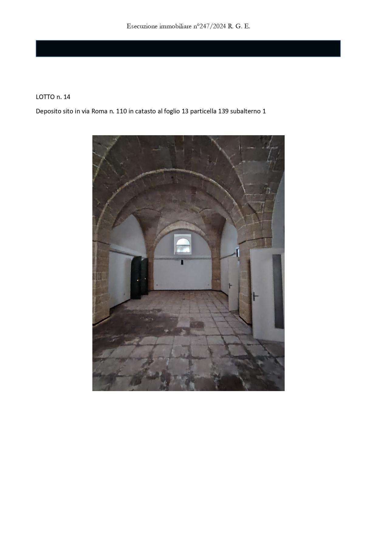 immobile magazzino all'asta in Via Roma, 110, 73046 Matino LE, Italia Matino, Lecce - 5