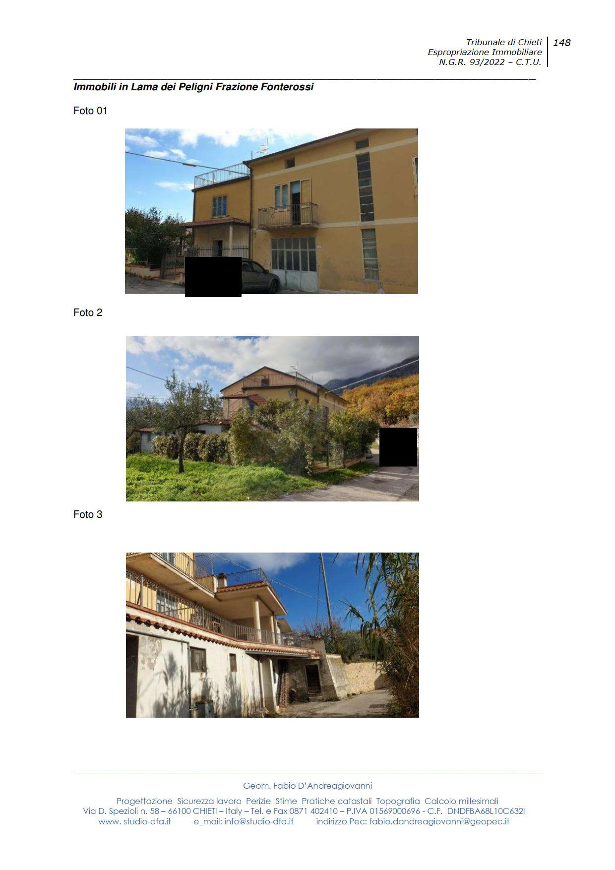 immobile appartamento all'asta in Frazione Fonterossi - 66010 Lama dei Peligni (CH) - 1