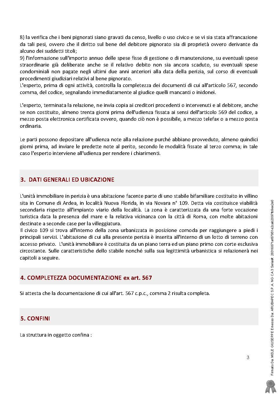 immobile villa all'asta in Via Novara, 109, 00040 Ardea RM, Italia Ardea, Roma - 3