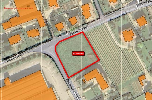 immobile terreno all'asta in Via Pio Paschini angolo Via Don Minzoni - 33040 Corno di Rosazzo (UD) - 1