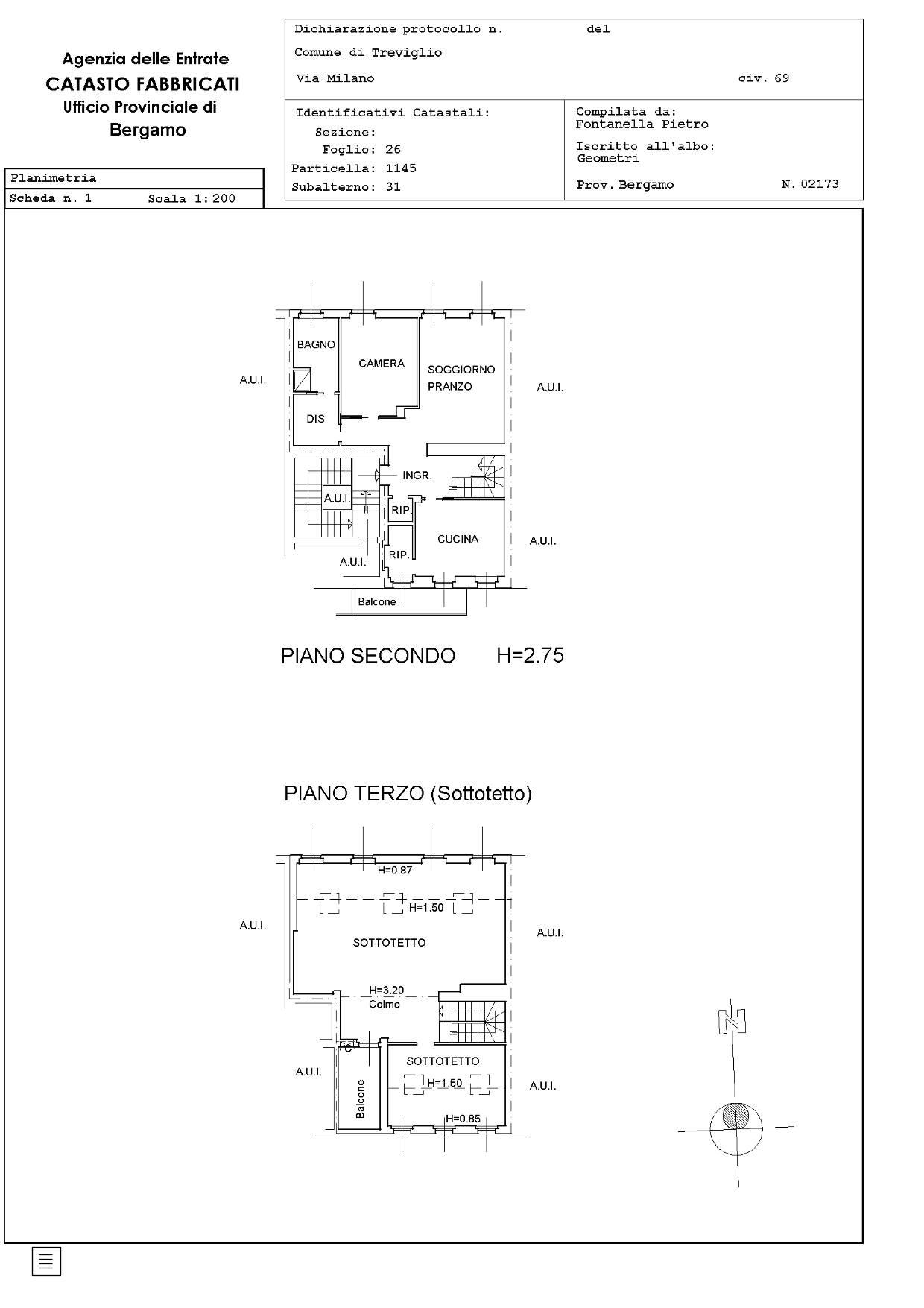 immobile appartamento all'asta in Via Milano, 69, 24047 Cascina Pezzoli BG, Italia - Treviglio (BG) - 2