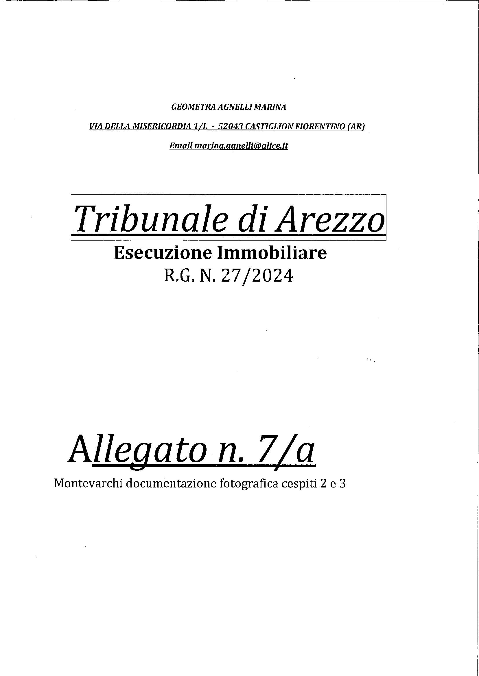 immobile appartamento all'asta in Via Camillo Benso Conte di Cavour nc 57 - Montevarchi (AR) - 1