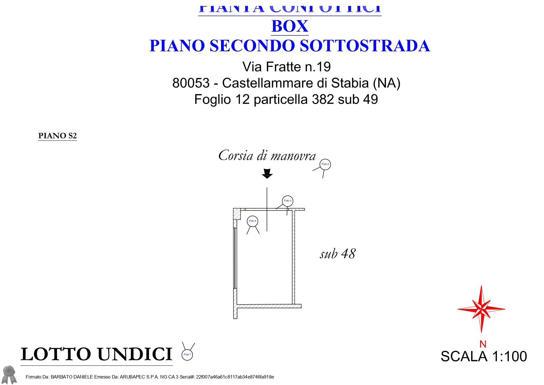 immobile garage all'asta in Via Fratte, 19, 80053 Castellammare di Stabia NA, Italia - 80053 (NA) - 3