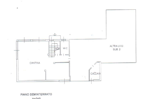 planimetria VILLA IN VENDITA ALL'ASTA IN VIA DELLA REPUBBLICA, PARABIAGO (MI) - 1