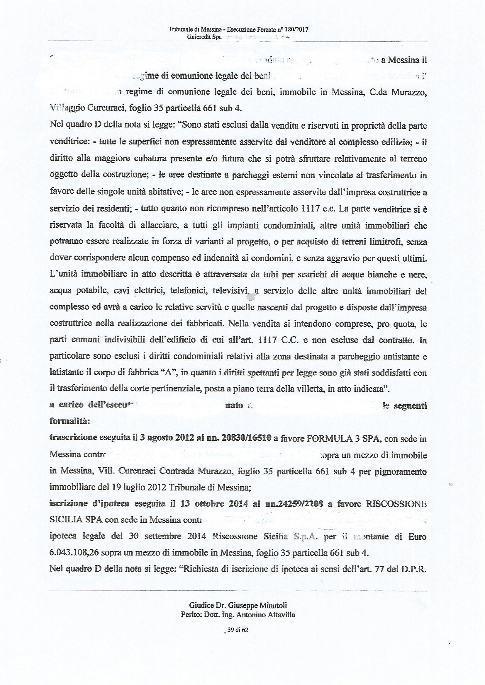 immobile villa all'asta in Villaggio Curcuraci, Contrada Murazzo, strada provinciale Massa S Giovanni-Curcuraci - 98100 Messina (ME) - 5