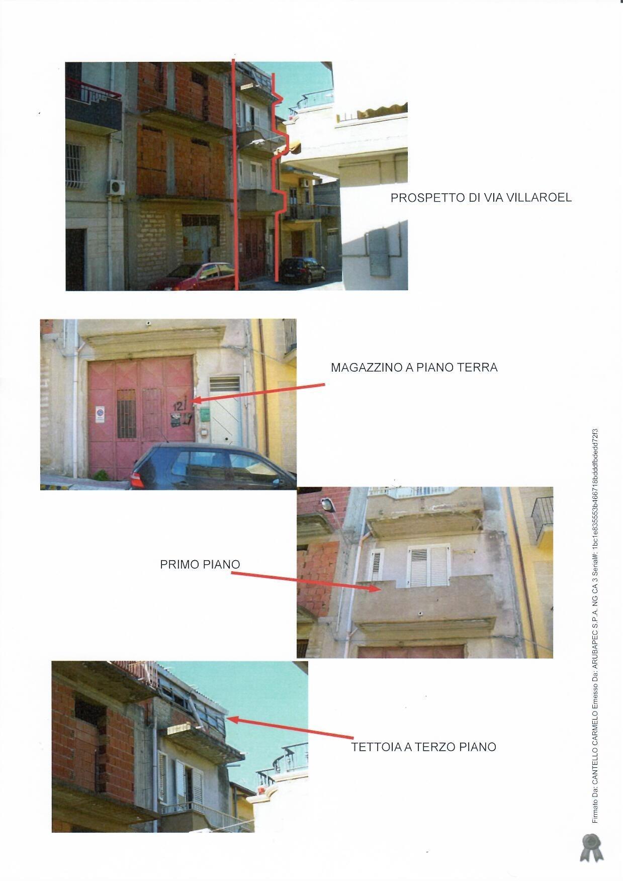 immobile magazzino all'asta in VIA VILLAROEL N 12 - 93015 Niscemi (CL) - 1
