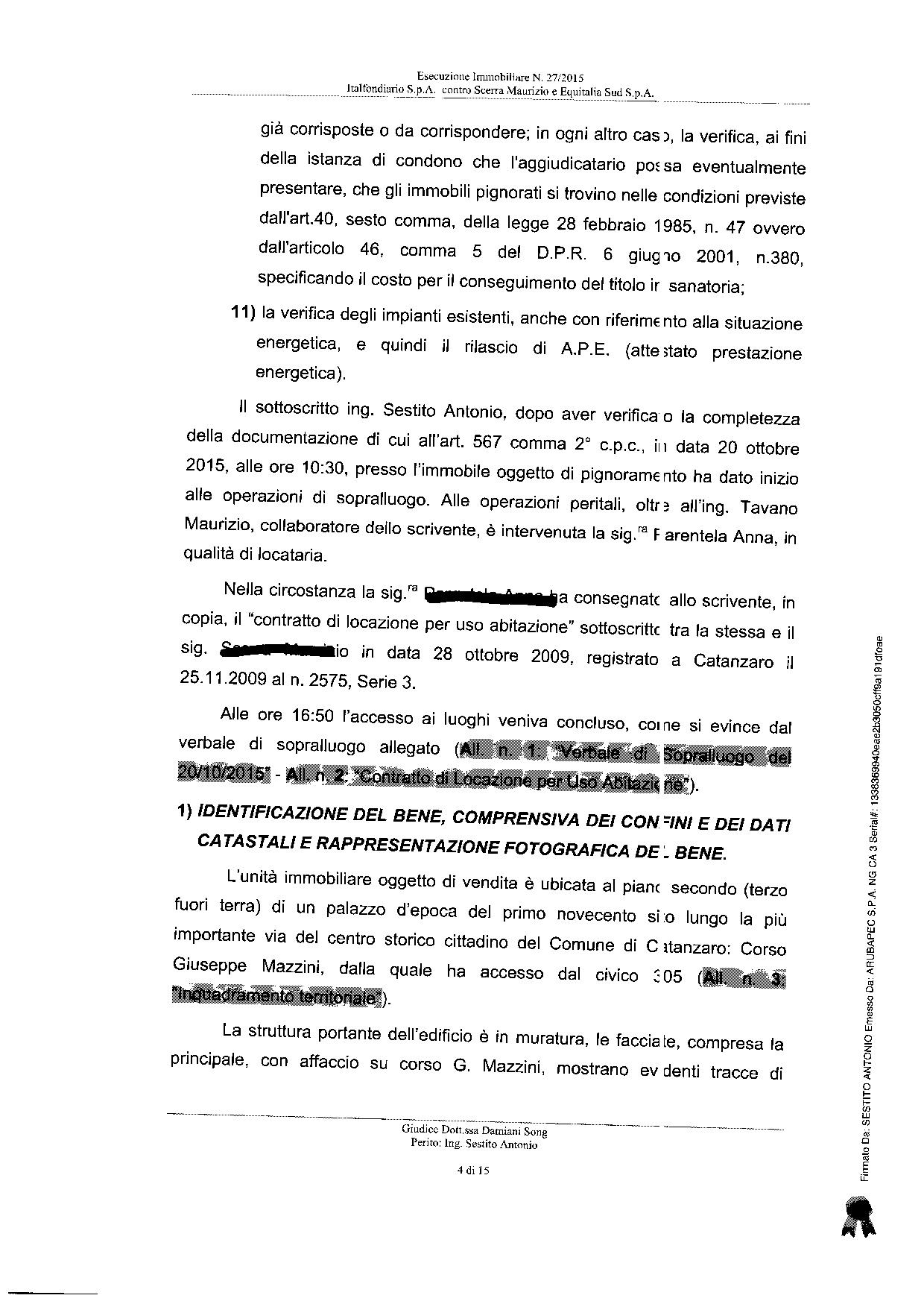 immobile appartamento all'asta in Corso Mazzini 305 - 88100 Catanzaro (CZ) - 5