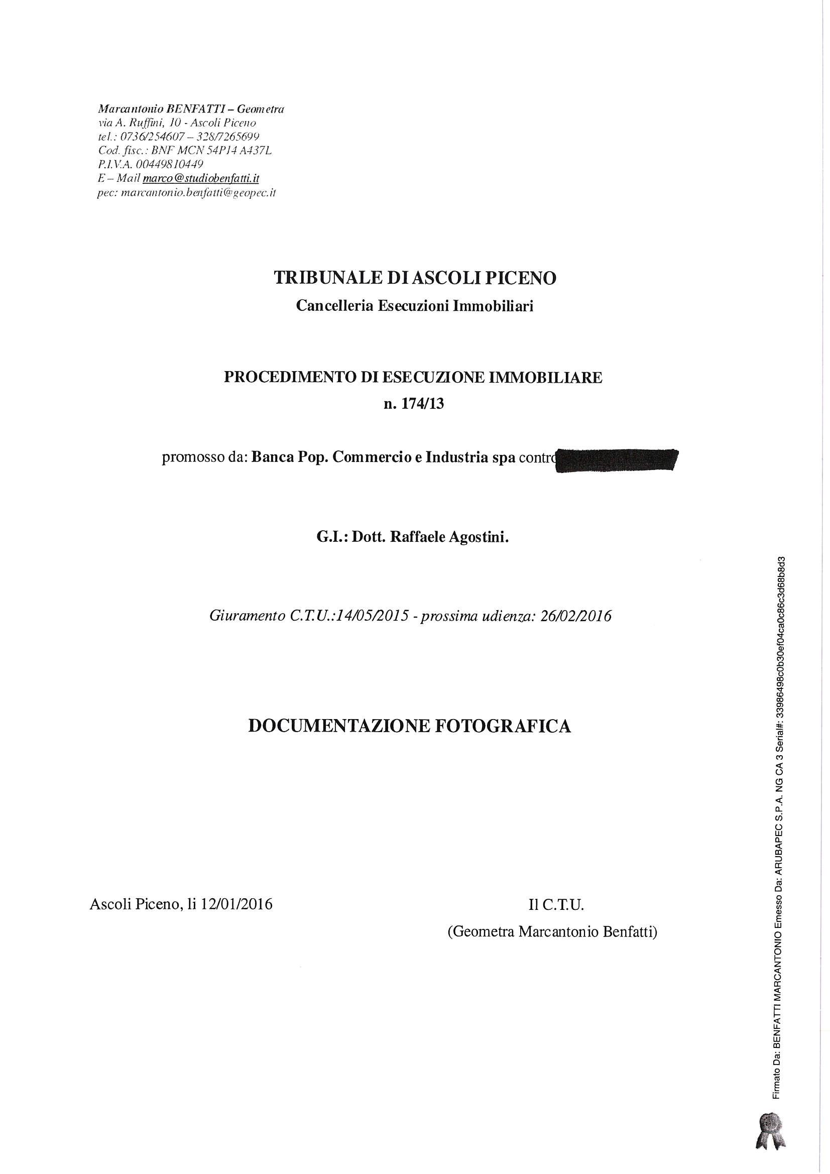 immobile attivita commerciale all'asta in Frazione Stella, Via Salaria 11/C - 63030 Monsampolo del Tronto (AP) - 1