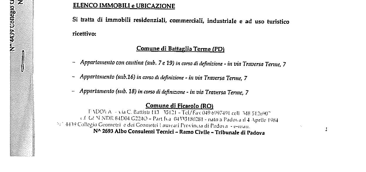 immobile terreno all'asta in Via Cristoforo Colombo - 35043 Monselice (PD) - 3