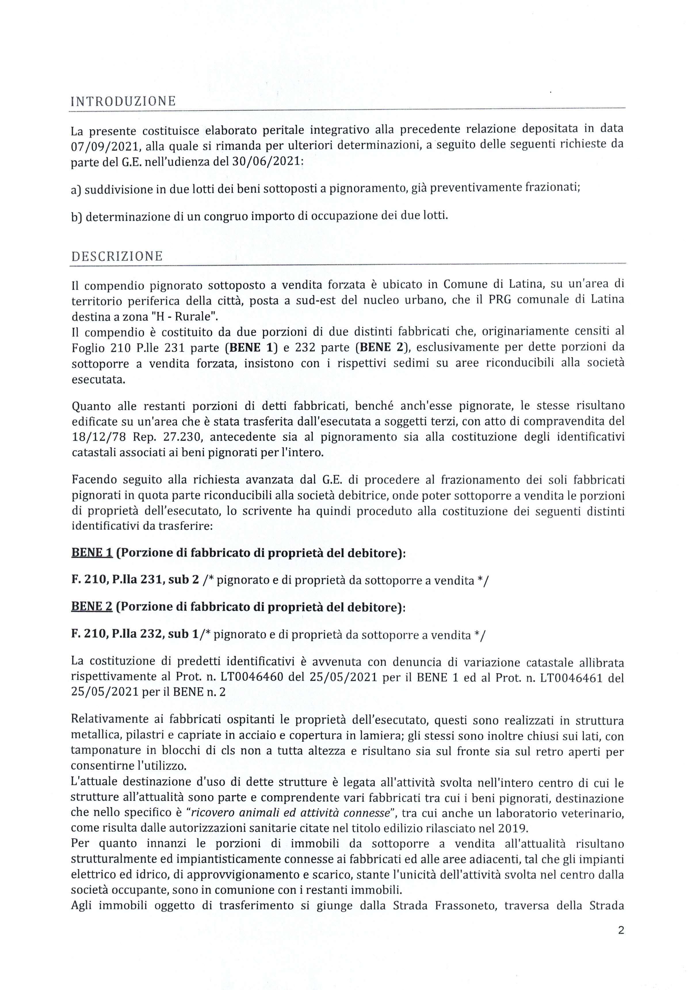 immobile appartamento all'asta in STRADA FRASSONETO (TRAV STRADA BASSIANESE) - 04100 Latina (LT) - 2