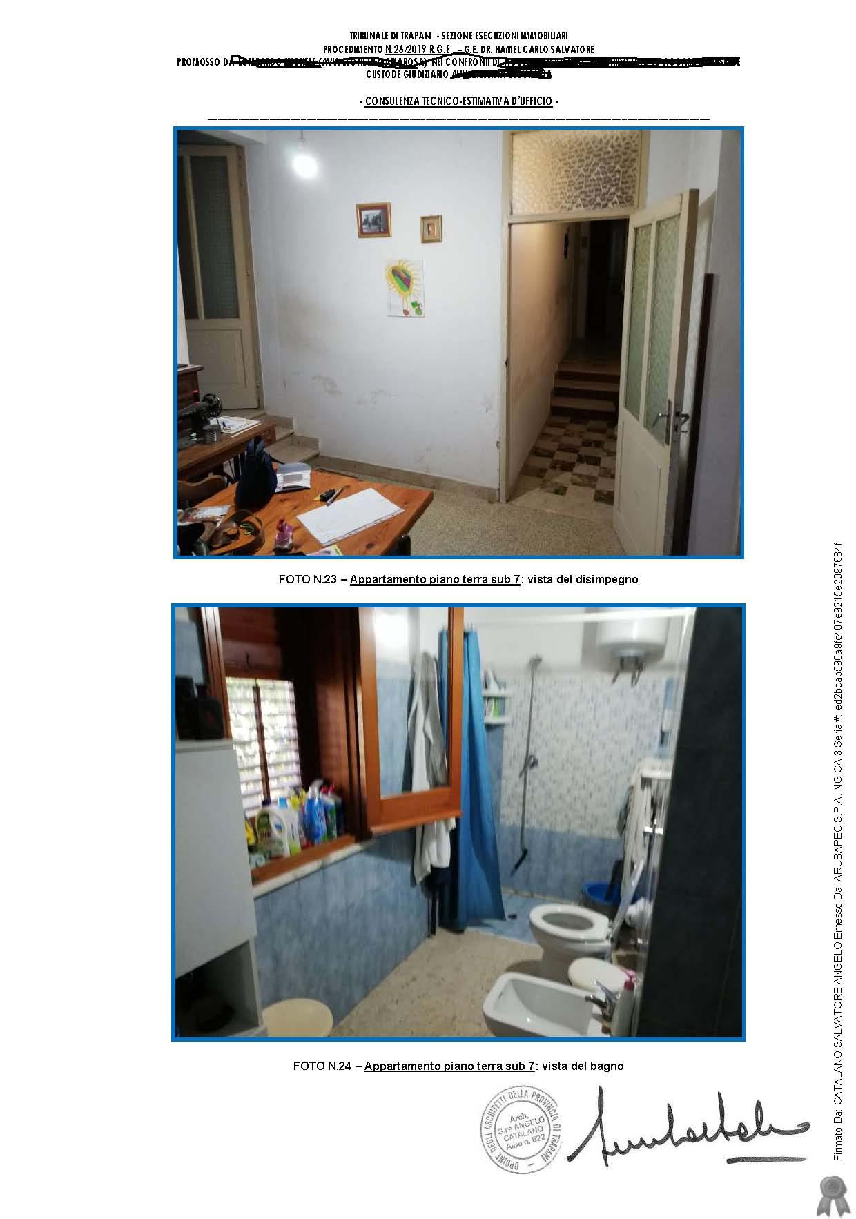 immobile appartamento all'asta in Via Cofano - angolo strada privata - 91015 Custonaci (TP) - 4
