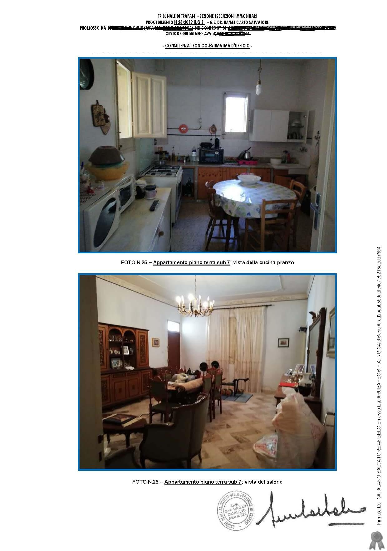 immobile appartamento all'asta in Via Cofano - angolo strada privata - 91015 Custonaci (TP) - 2