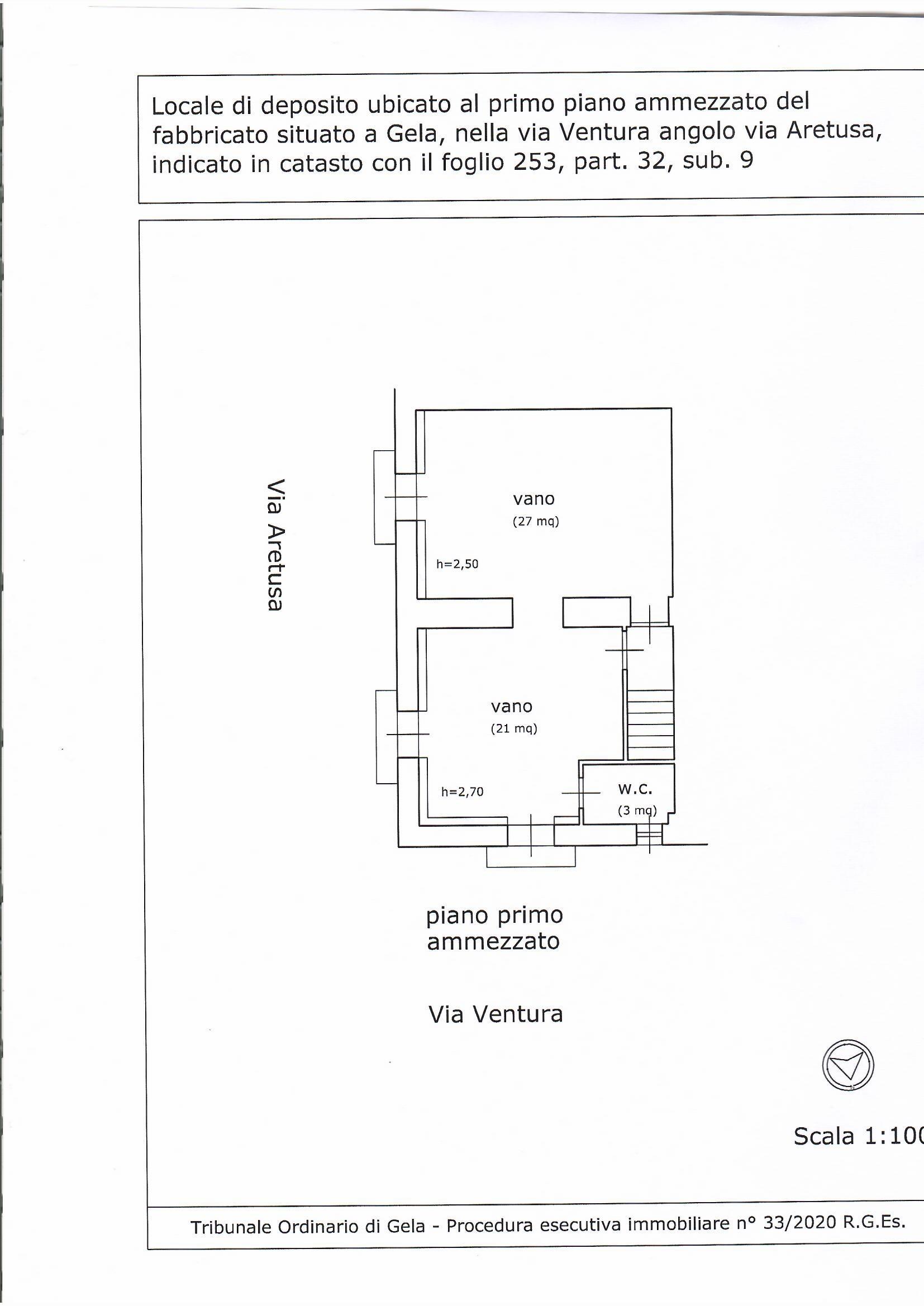 immobile magazzino all'asta in via Ventura, 23 - 93012 Gela (CL) - 2