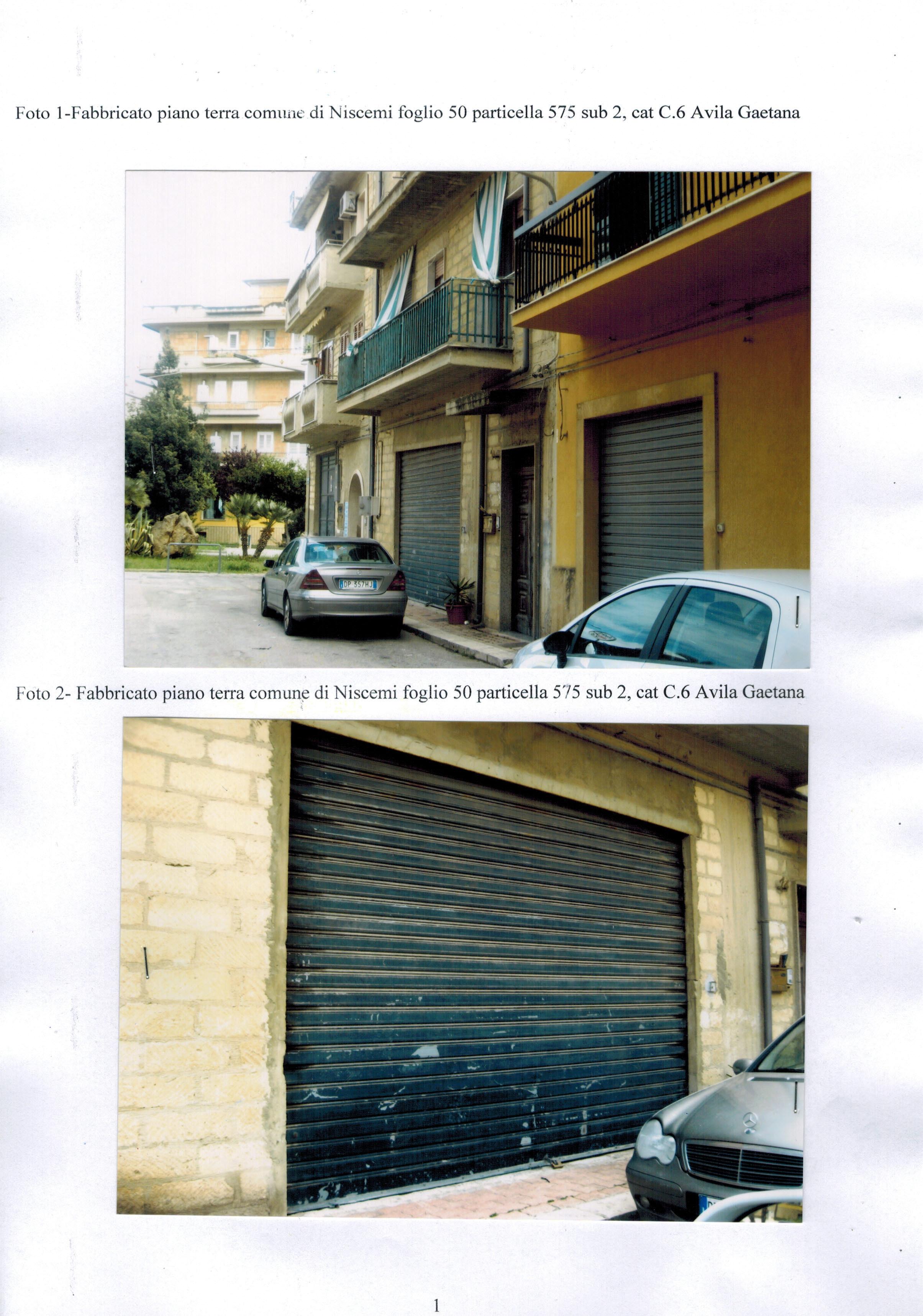 immobile garage all'asta in Via Leone XIII, n 14 - 93015 Niscemi (CL) - 1