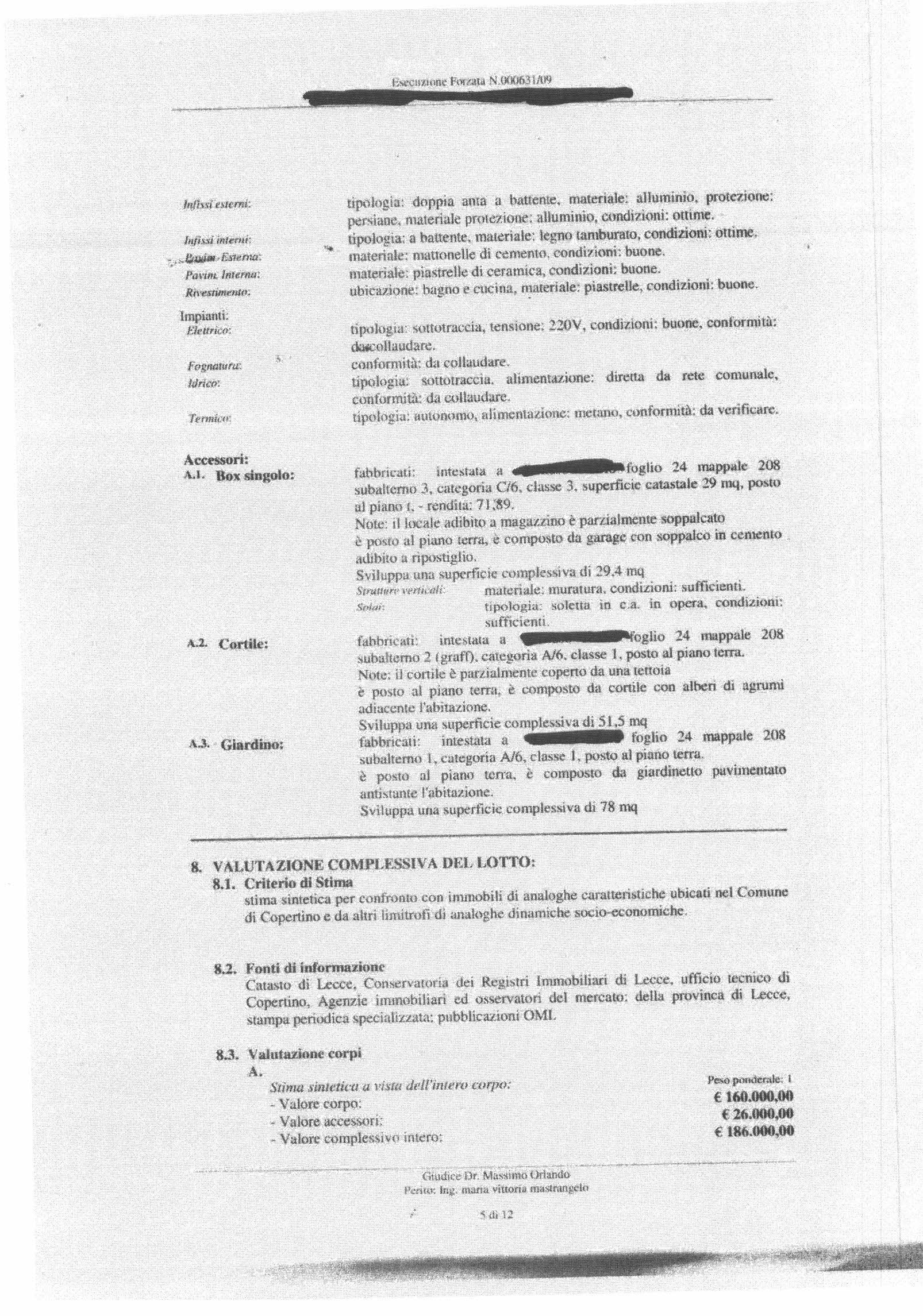 immobile appartamento all'asta in via pompei 22 - 73043 Copertino (LE) - 4