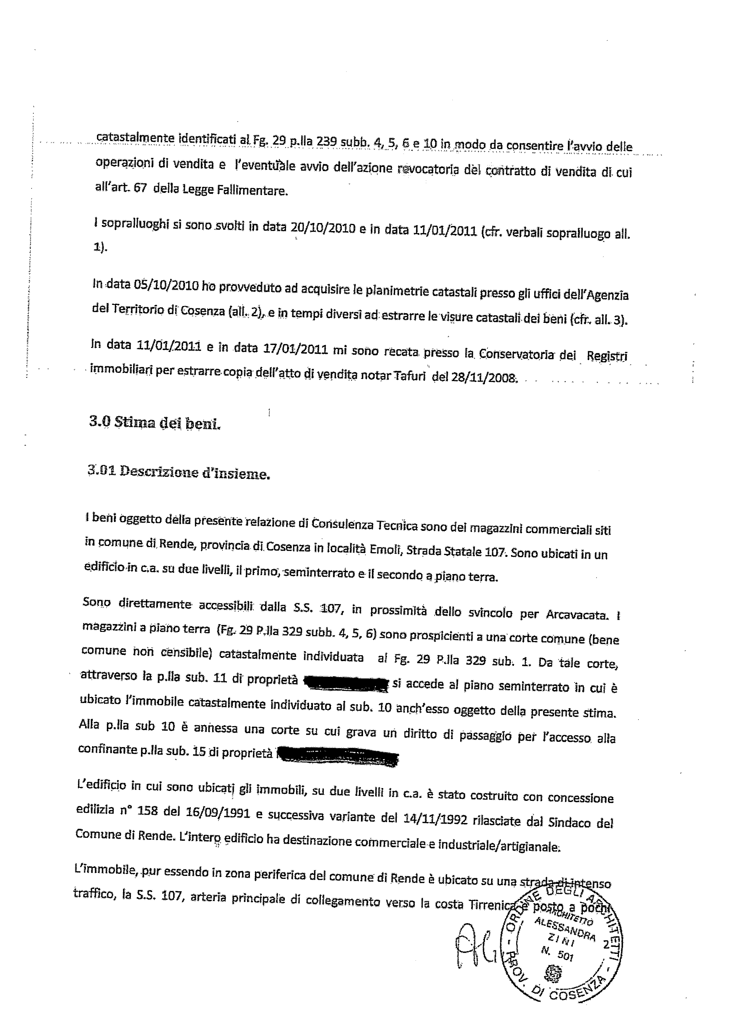 immobile attivita commerciale all'asta in Località Emoli - 87036 Rende (CS) - 3