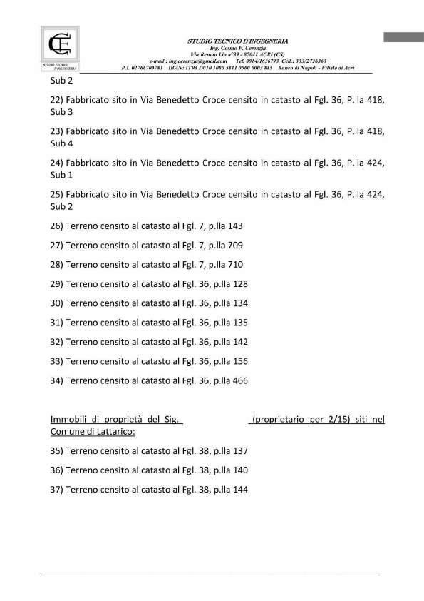 immobile terreno all'asta in Via Pianette - 87040 Montalto Uffugo (CS) - 5