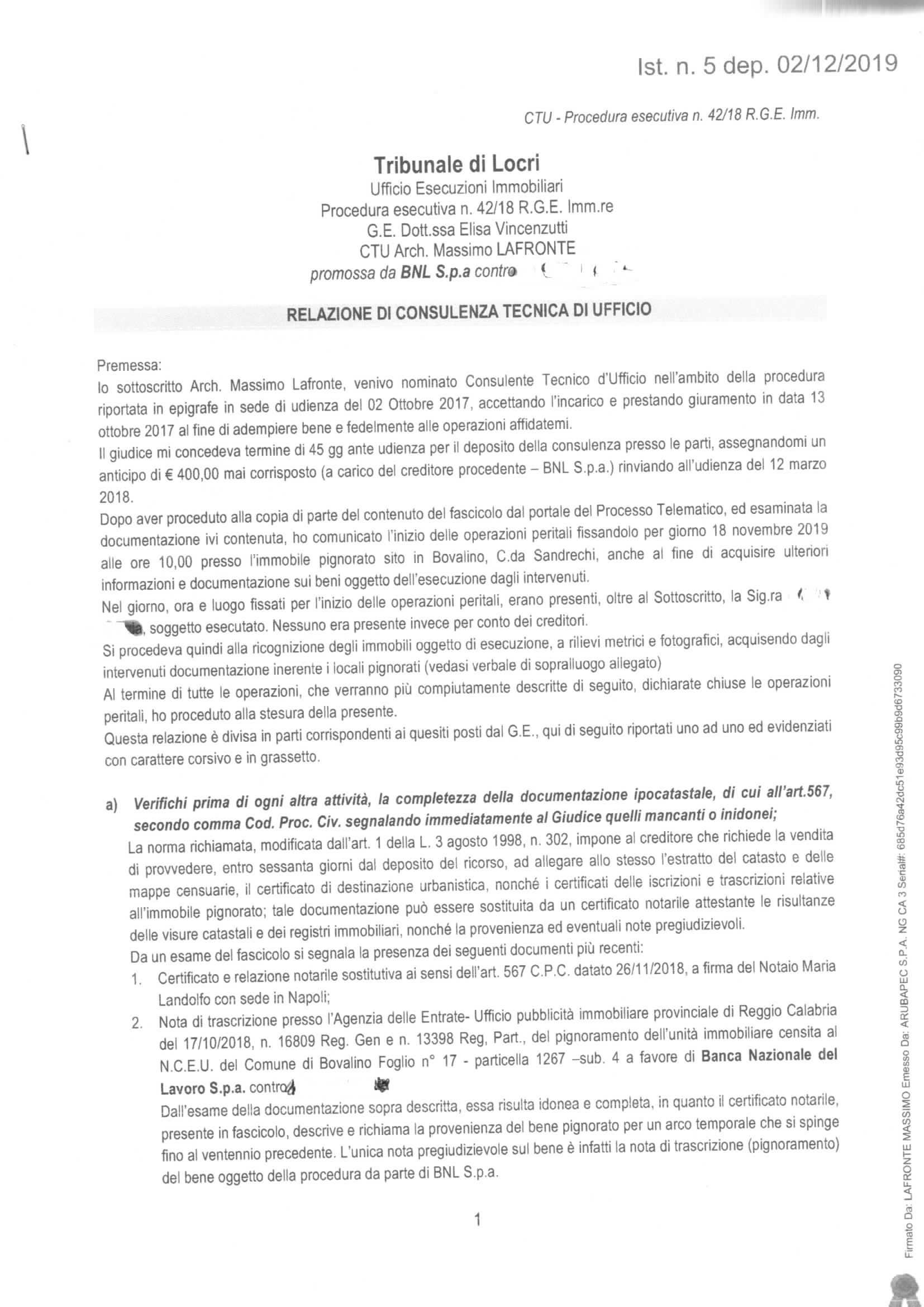 immobile appartamento all'asta in Località C/da Sandrechi - 89034 Bovalino (RC) - 1