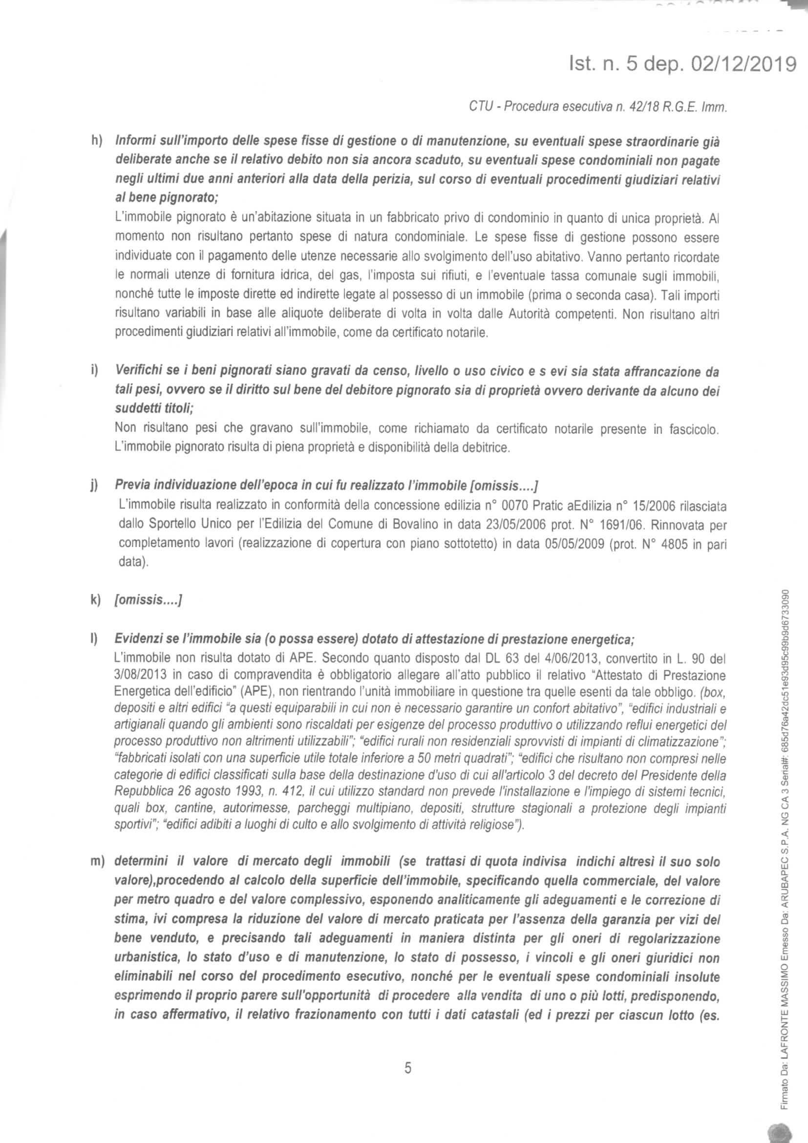 immobile appartamento all'asta in Località C/da Sandrechi - 89034 Bovalino (RC) - 5
