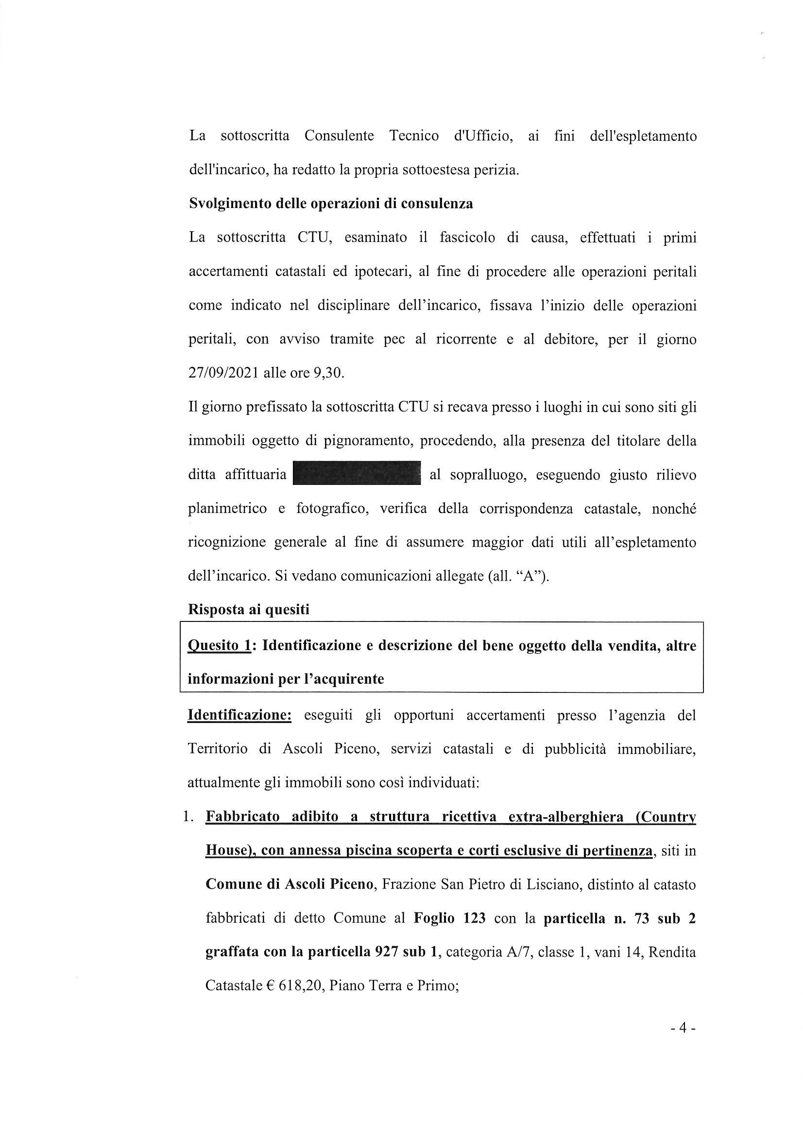 immobile hotel - albergo all'asta in Frazione San Pietro di Lisciano  - 63100 Ascoli Piceno (AP) - 4