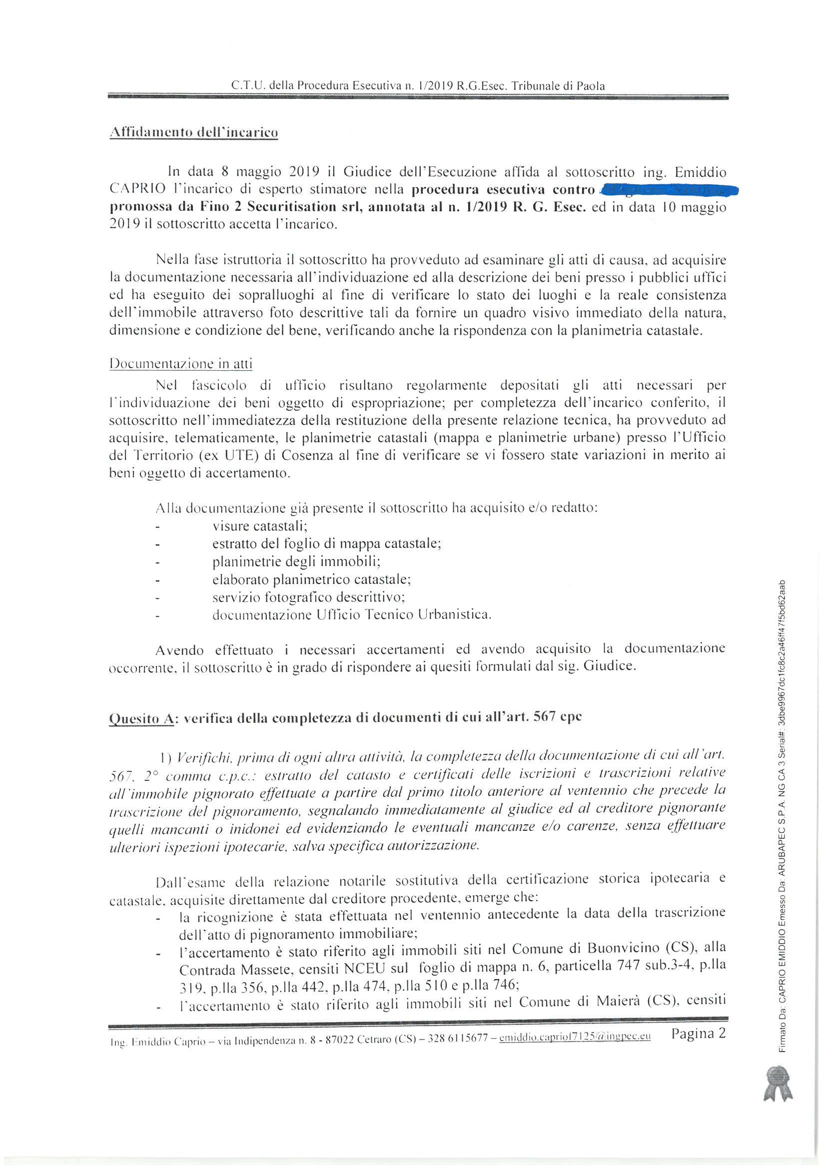 immobile appartamento all'asta in Contrada Mezzane, 83 - 87020 Buonvicino (CS) - 2