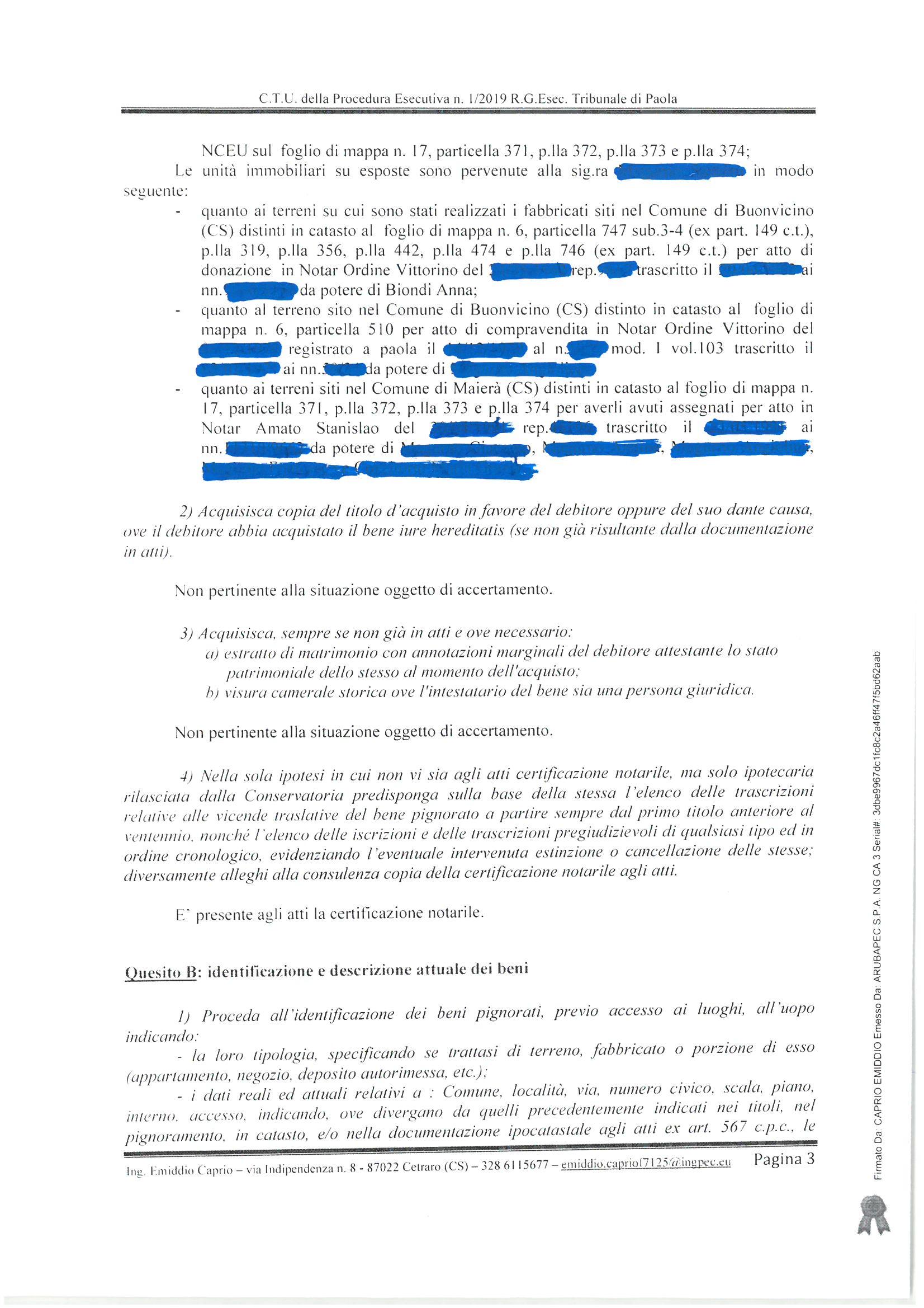 immobile appartamento all'asta in Contrada Mezzane, 83 - 87020 Buonvicino (CS) - 3