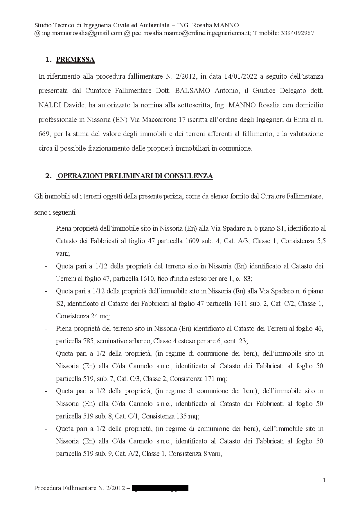immobile appartamento all'asta in Via Spadaro n 6 - 94010 Nissoria (EN) - 2