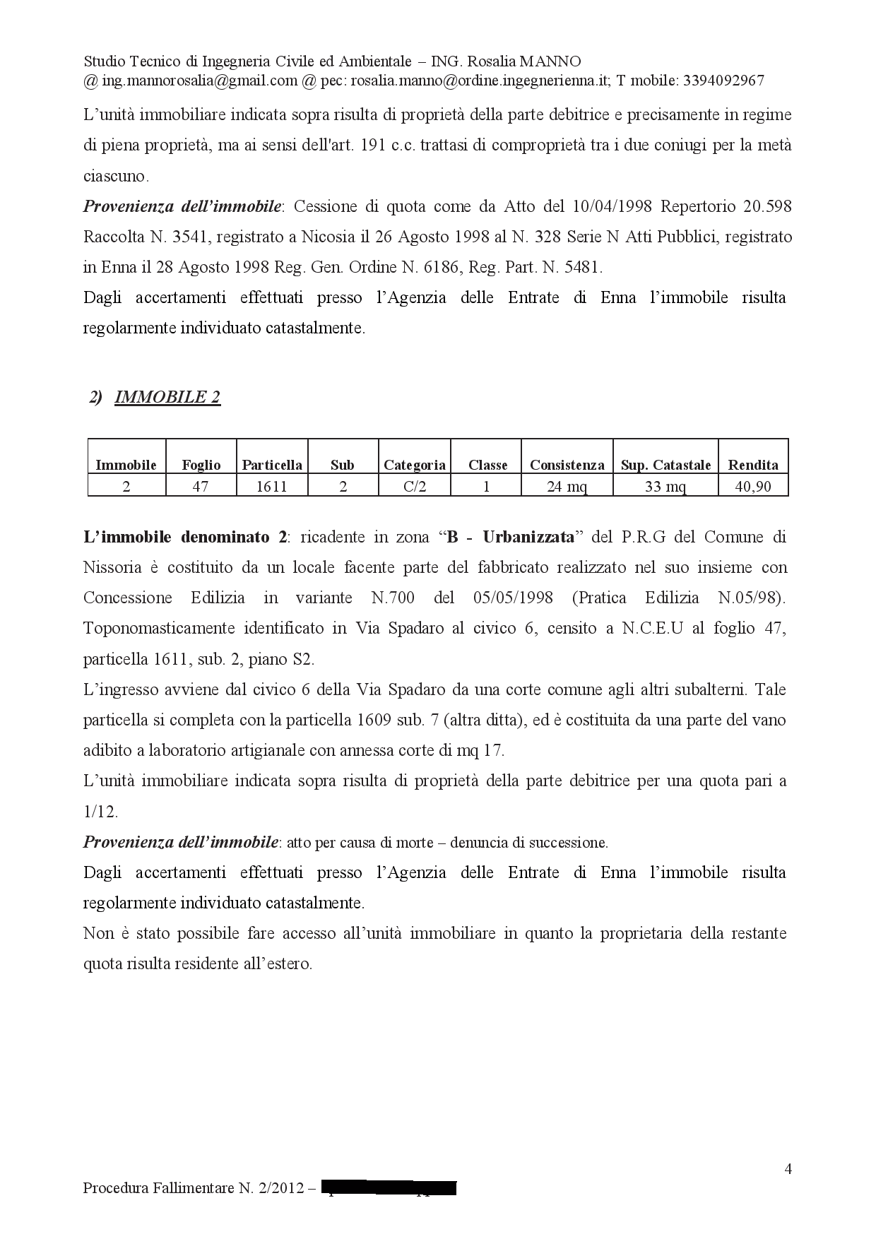 immobile appartamento all'asta in Via Spadaro n 6 - 94010 Nissoria (EN) - 5