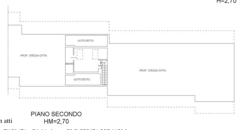 planimetria CASA A SCHIERA IN ASTA IN VIA MONTECARELLI, BARBERINO DI M. (FI) - 1