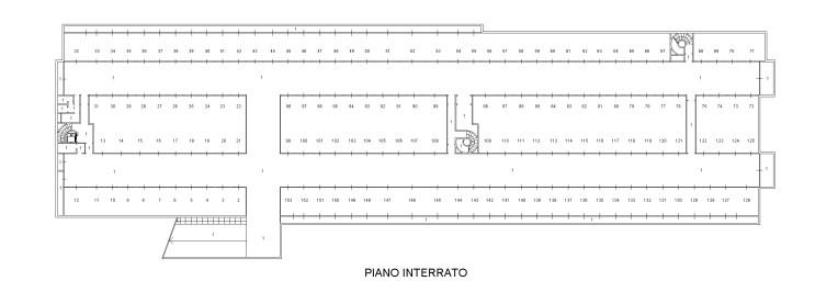 planimetria GARAGE ALL'ASTA IN VIA CASCINA BIANCA, MILANO (MI) - 1