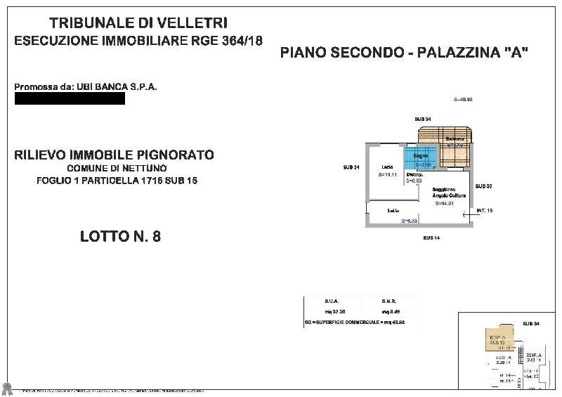 immobile appartamento all'asta in via Lago Maggiore n 2 Nettuno (RM) - 2